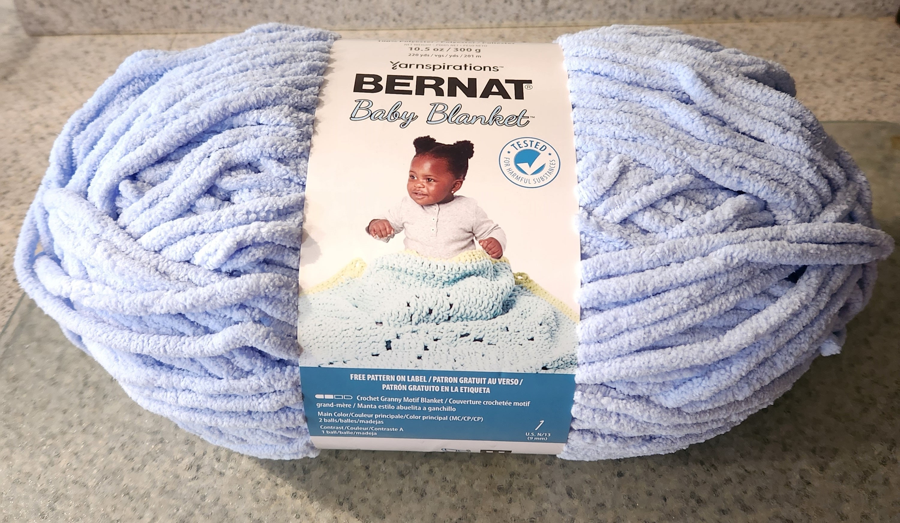 Bernat Bundle Up Big Ball 8.8 oz Lilac Knitting & Crochet Yarn
