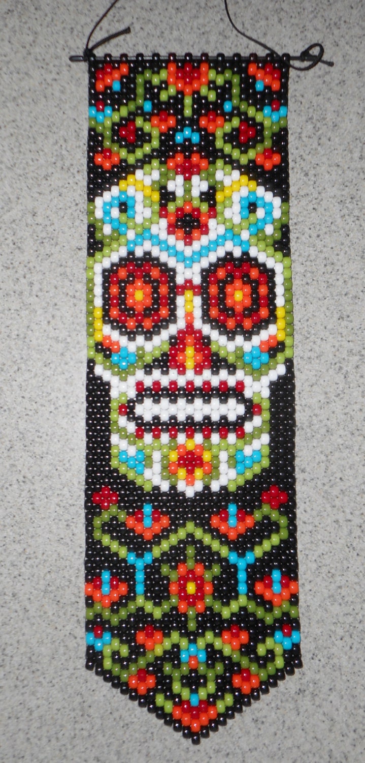Sugar Skull Pumpkn Halloween Da De Los Muertos | Garden & House Banner - Etsy Sugar Skull Pumpkn Halloween Da De Los Muertos | Garden & House Banner - Etsy