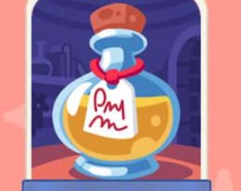 Botella "Bébeme" - Set 2 - Pegatina de 2 estrellas para Monopoly Go