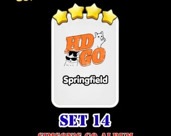 Springfield - Set 14 - Monopoly Go 4 Star Sticker