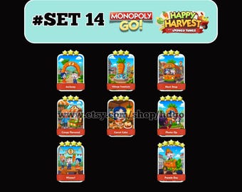 Monopoly Go Stickers Set 14 New Album - Fast Delivery