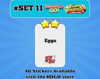 Eggs — Set 11 - Monopoly Go 2 Star Sticker