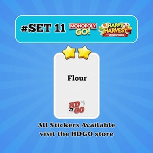 Flour — Set 11 - Monopoly Go 2 Star Sticker