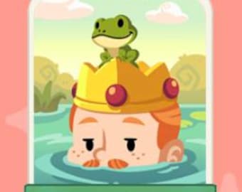 Príncipe del Estanque - Set 7 - Pegatina de 2 estrellas para Monopoly Go