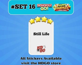 Still Life - Set 16 - Monopoly Go Sticker 4 Star