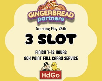 Event Partners 3 Slot | Full Carry Service 80k Point | Monopoly Go Partners