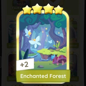 Monopoly Go Golden Blitz Sticker - Enchanted Forest Sticker