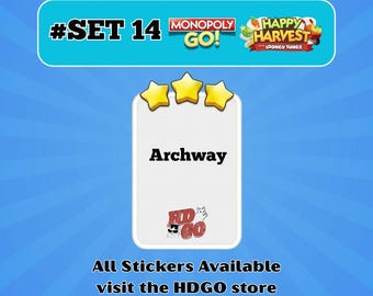 Archway - Set 14 - Monopoly Go 3 Star Sticker