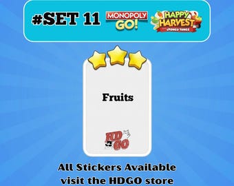 Fruits — Set 11 - Monopoly Go 3 Star Sticker