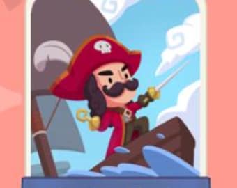 Captain Hook - Set 14 - Monopoly Go 3 Star Sticker