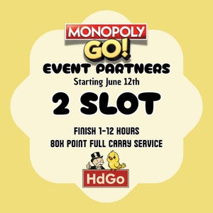 Event Partners 2 Slots | Full Carry Service 80k Points | Monopoly Go Partners