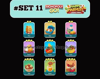 Monopoly Go Sticker-Set 11 Neues Album - Schnelle Lieferung