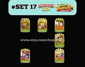 Monopoly Go Stickers Set 17 New Album - Fast Delivery