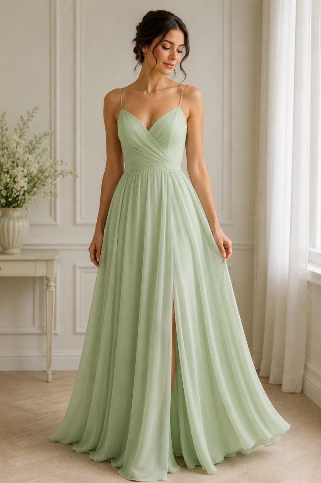 pastel green bridesmaid dresses uk Dress sage green dress