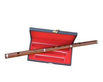 Flauto dolce con finitura in legno kit pulizia e custodia | Gear4music