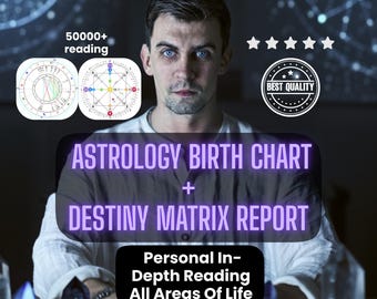 魂のブループリントリーディング｜出生図＋運命マトリックス（PDF）＋メッセージによるショートコンサルテーション