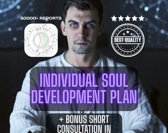 出生図に基づいた個人の魂の成長計画｜占星術レポート全文＋メッセージによるショートコンサルテーション