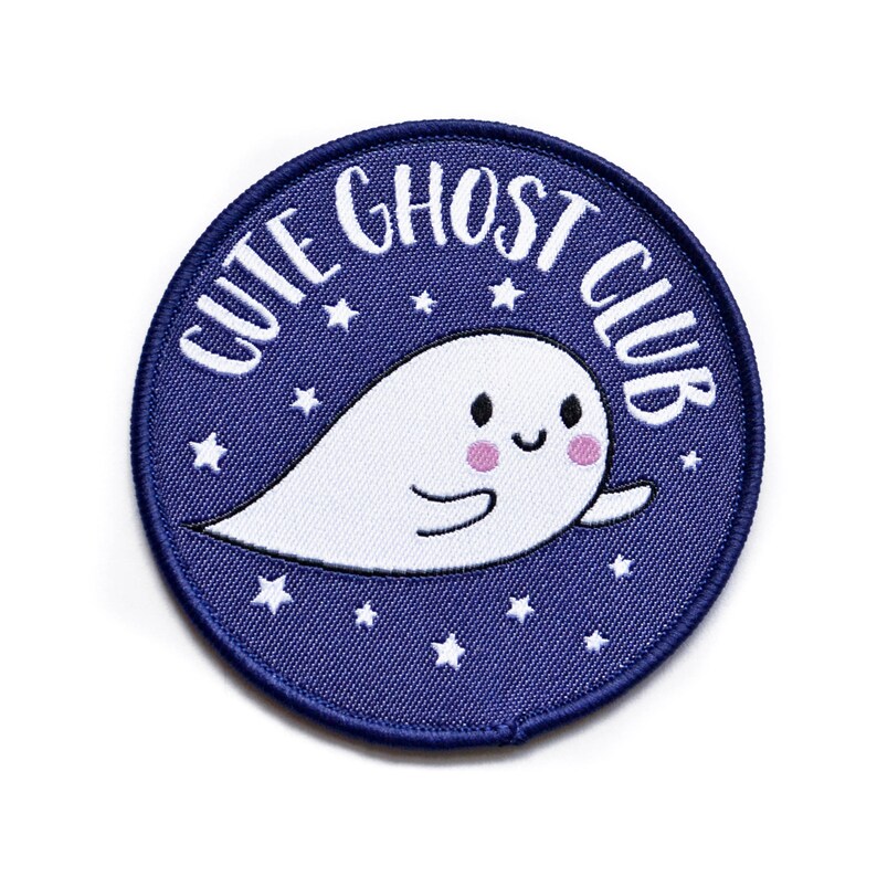 Patches Ghost Patch Iron on Patch Embroidered Patch Etsy