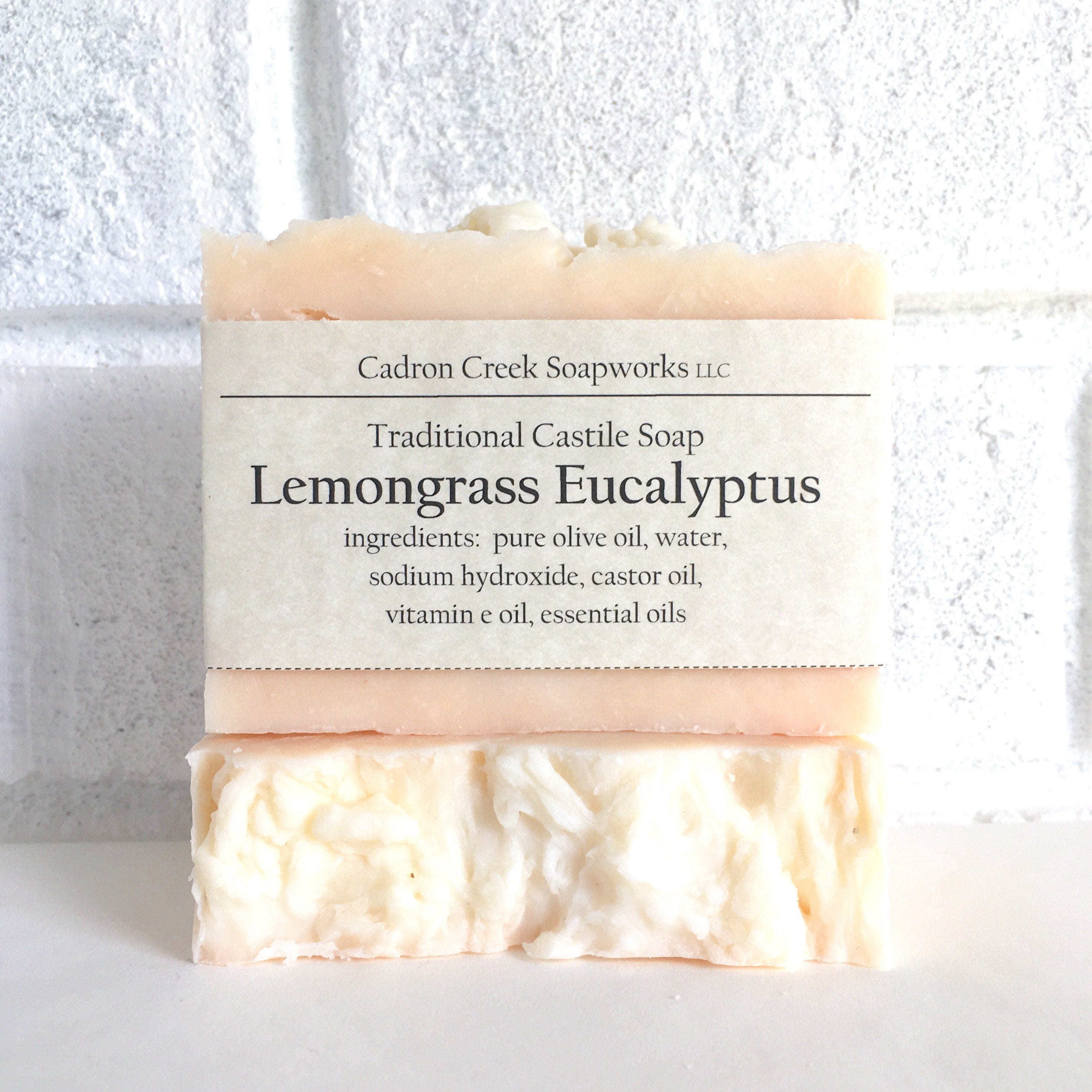 Lemongrass Eucalyptus Olive Oil Soap Traditional Castile Etsy