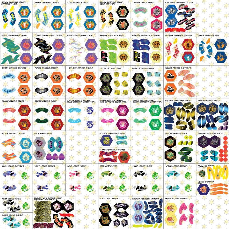 Custom Beyblade Stickers - Etsy UK