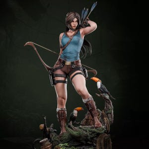 Tomb raider statue - Etsy 日本