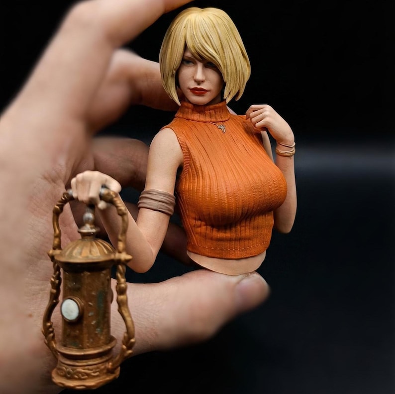 Resident Evil – Ashley Graham – Hand Painted Collectible Figure - Resin-Statue image 2