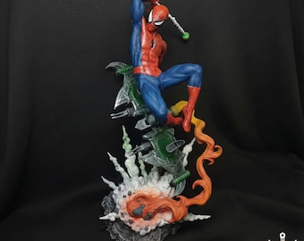 Spider-Man Figure – Hand Painted Collectible Figure - Resin-Statue