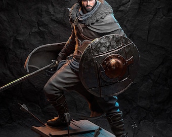 Crimson Desert– Kliff Macduff – Hand Painted Collectible Figure - Resin-Statue