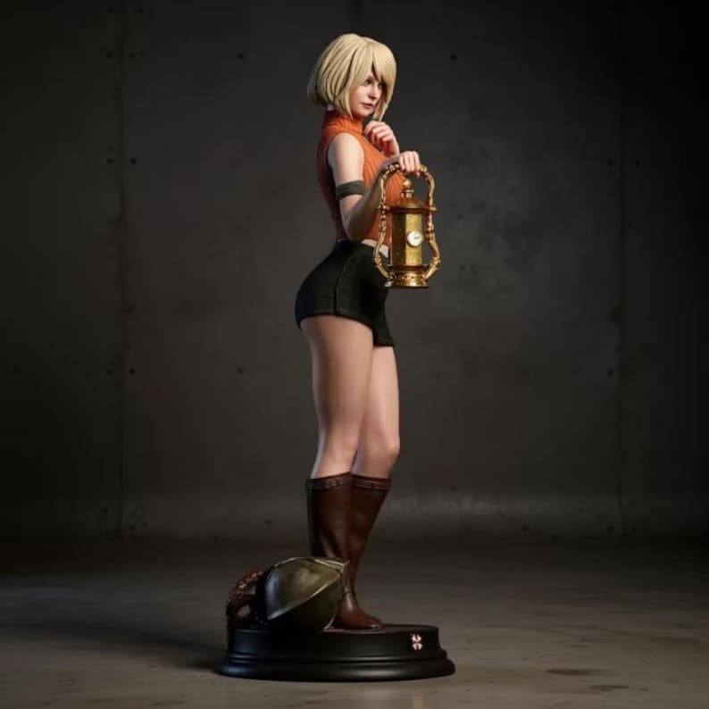 Resident Evil – Ashley Graham – Hand Painted Collectible Figure - Resin-Statue image 4