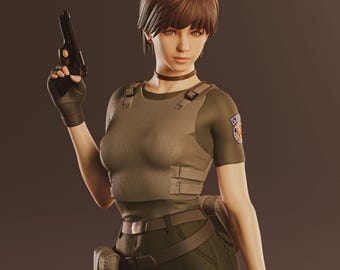 バイオハザード – レベッカ・チェンバース – 手描きコレクタブルフィギュア