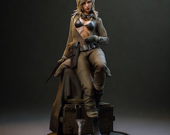 Metal Gear Solid 3 – EVA – Hand Painted Collectible Figure