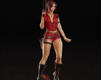 Resident Evil – Claire Redfield – Hand Painted Collectible Figure - Resin-Statue