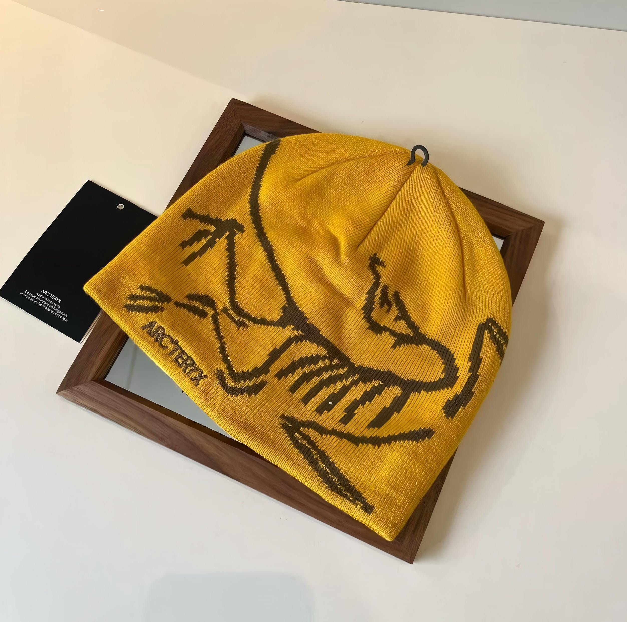 Yellow Arcteryx Beanie - Etsy