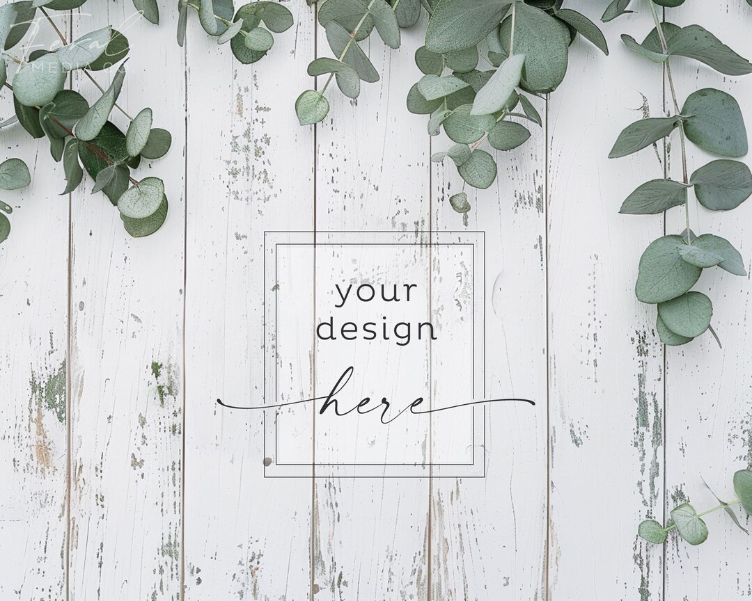 Background Mockup Photography, Rustic Wood Leaves Background Mock