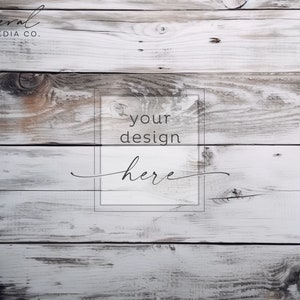 Aged Whitewash Wood Background Product Mockup, White Grey Wood Mockup Styled Stock Photography, JPG Instant Digital Download
