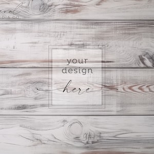 Aged Whitewash Wood Background Product Mockup, White Grey Wood Mockup Styled Stock Photography, JPG Instant Digital Download