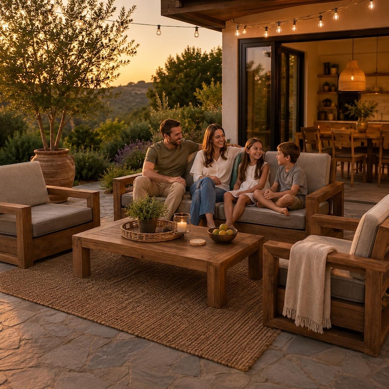 Modern Outdoor Patio Sofa Plans | Woodworking Build Guide (PDF Download ...