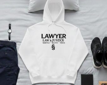 Lawyer Sweatshirt – Law & Justice Design – Gift for Lawyer – Law Student Graduation Gift