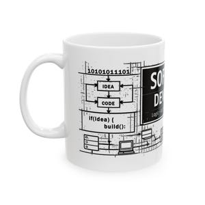 Software Developer Mug – Programmer Gift – Coding Blueprint Coffee Cup – Developer Graduation Gift – Tech Nerd Coffee Mug – 11oz 15oz image 6
