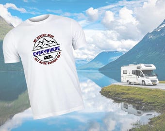 Camping T-Shirt | RV Camper Mountains Travel Tee