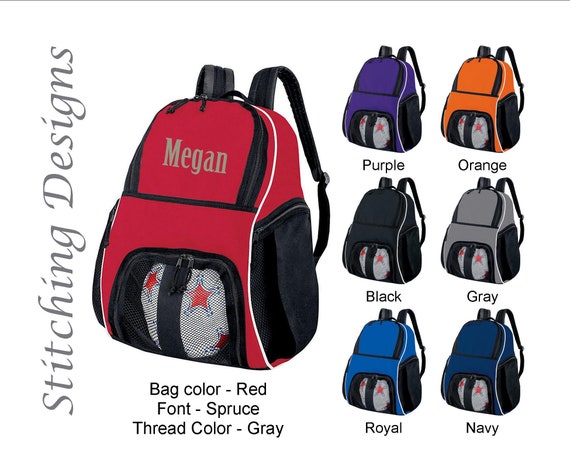 Personalized Soccer Backpack Equipment 