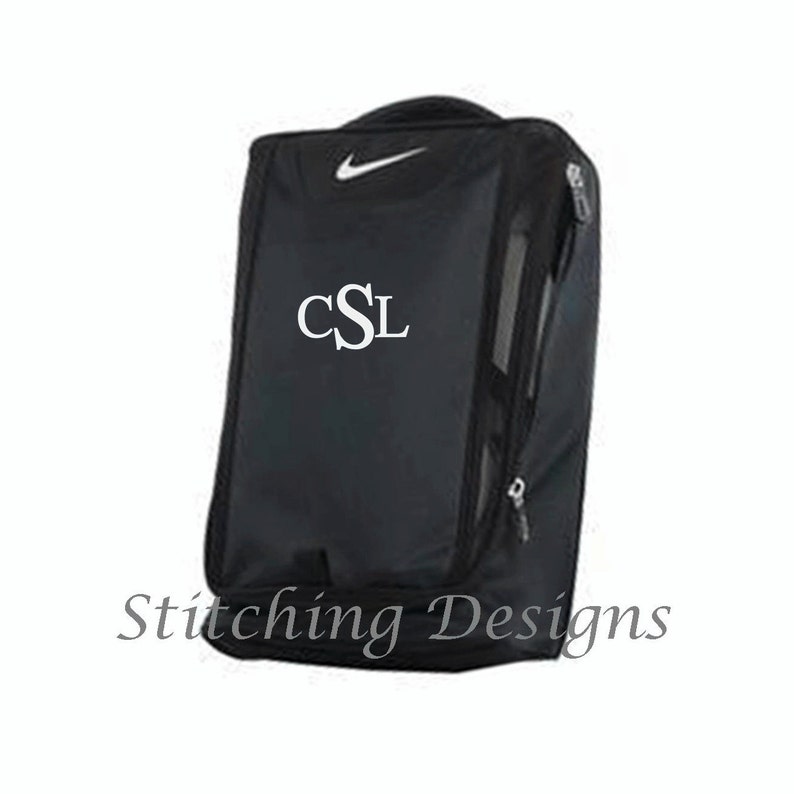 NIKE Golf Shoe Bag With Monogram Monogrammed Golf Show Tote Etsy