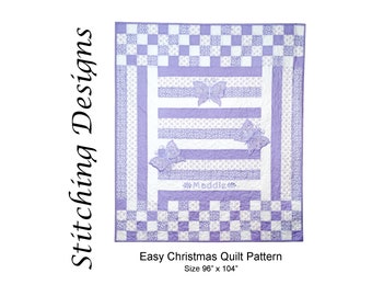 EASY Butterfly Baby Quilt Pattern. Only available in English.