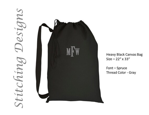 Black Dirty Laundry Bag
