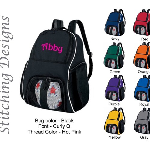 Personalized Soccer Backpack Equipment 