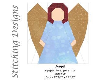 Angel Paper Pieced Pattern