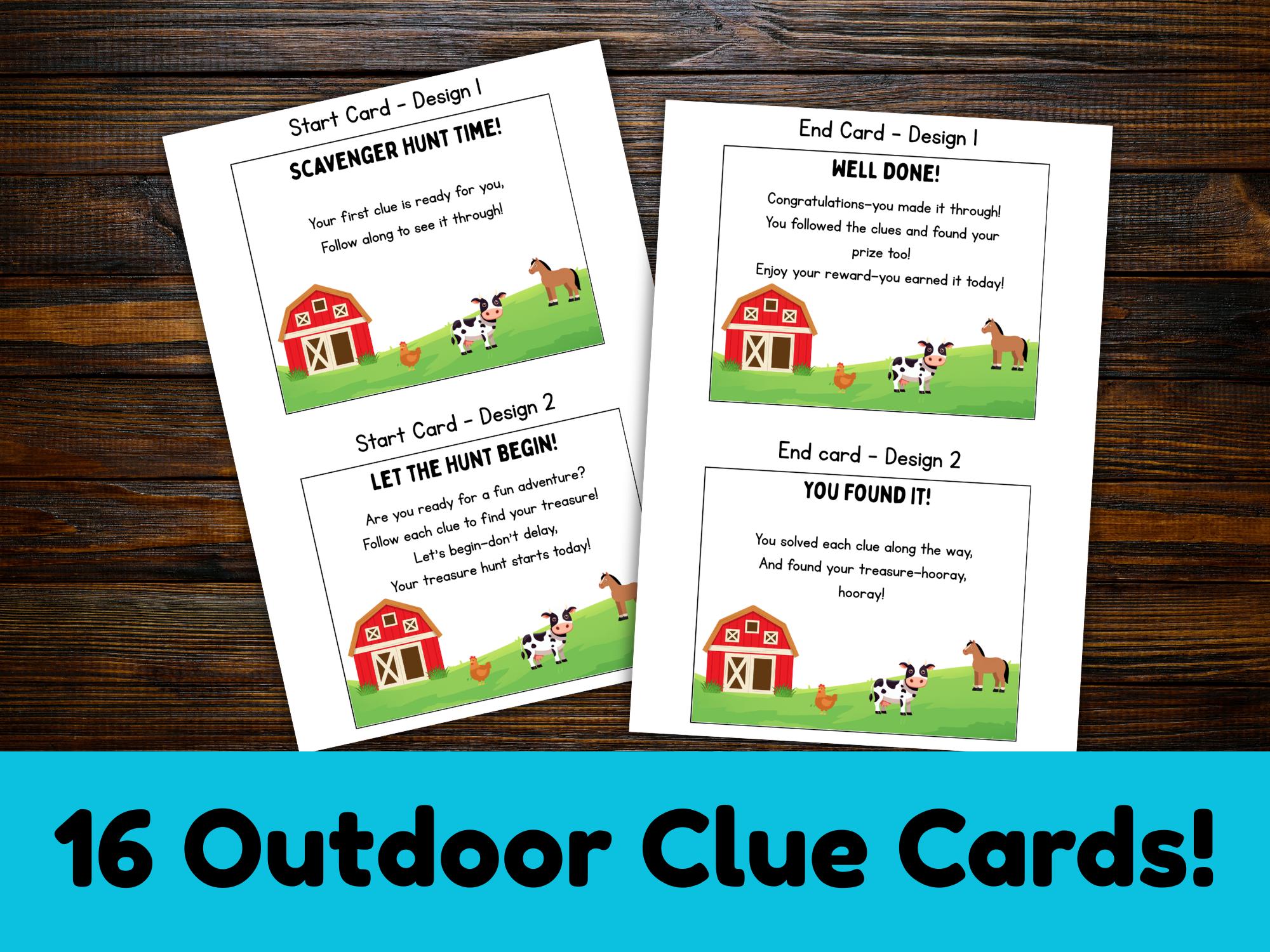 Farm Scavenger Hunt Printable | Kids Birthday Party Game | Farm Animal ...