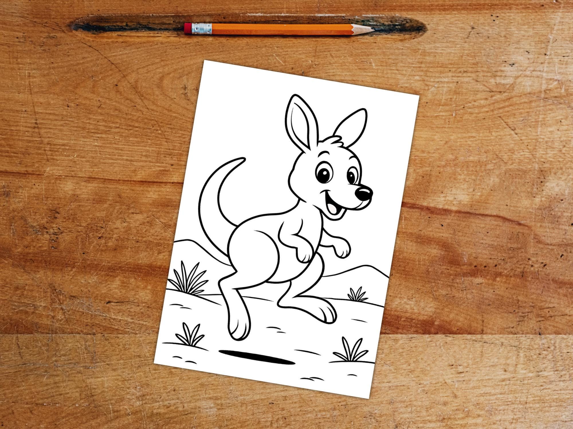 Outback Colouring 20 Australian Outback Colouring Pages | Aussie Animals Colouring | Kids ...