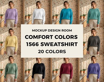 Paquete Comfort Colors 1566 / Encimera de cocina moderna / 20 colores PNG