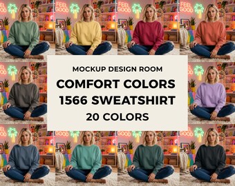 Makieta bluzy CC1566 | Estetyka dobrego samopoczucia | Wysoka rozdzielczość PNG